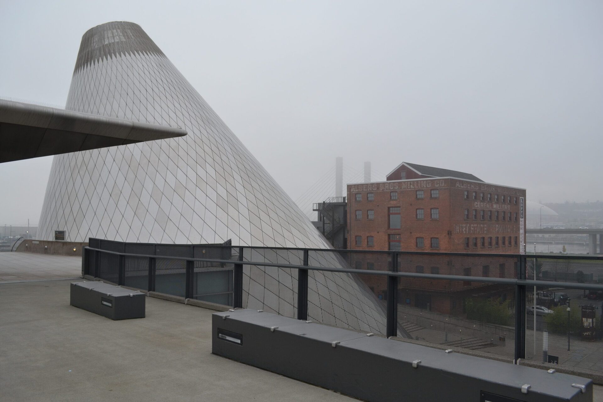The Museum of Glass and Chihuly Bridge of Glass in Tacoma, Washington
