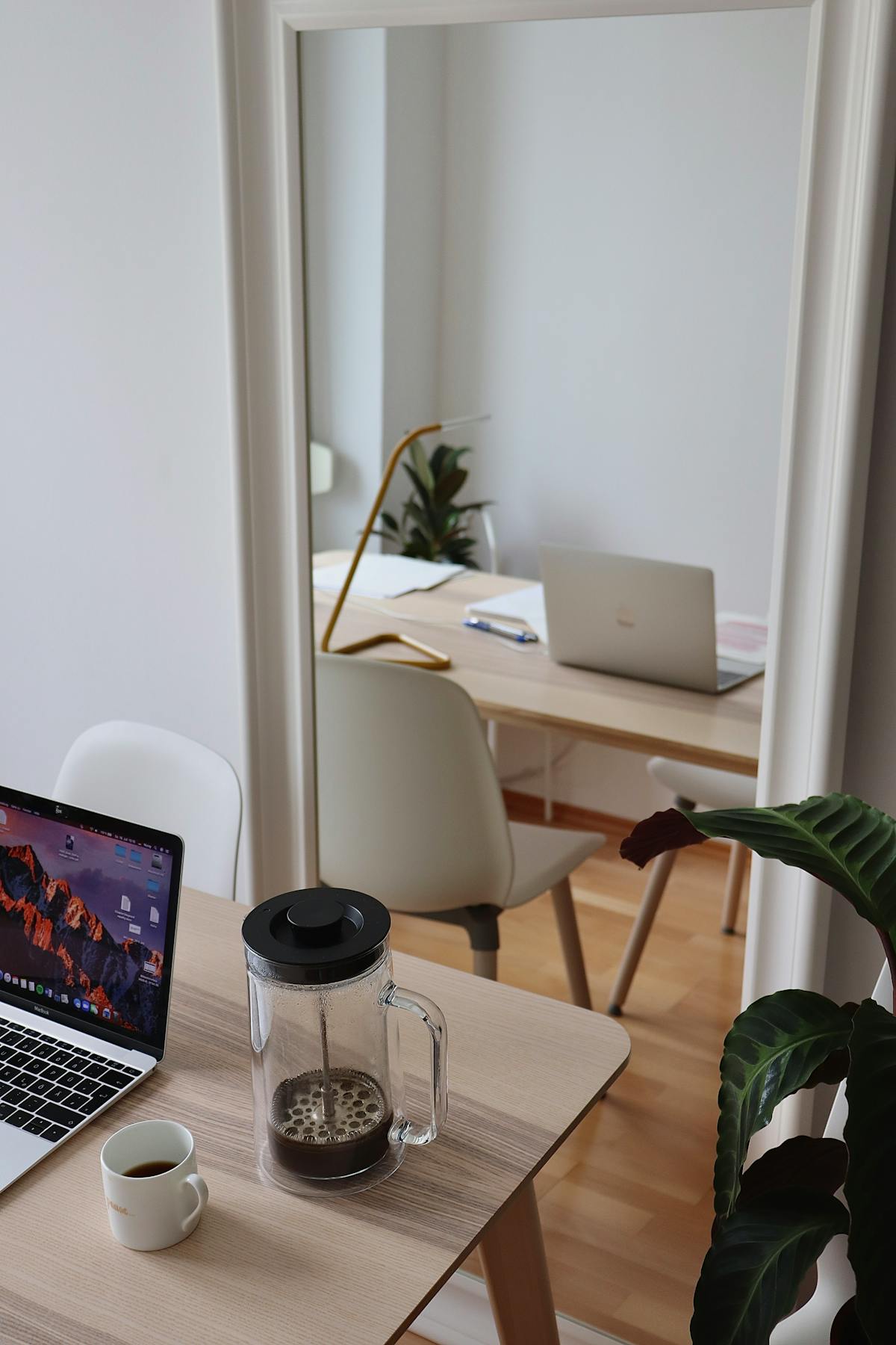 Laptop on a desk for QuickBooks accounting software work